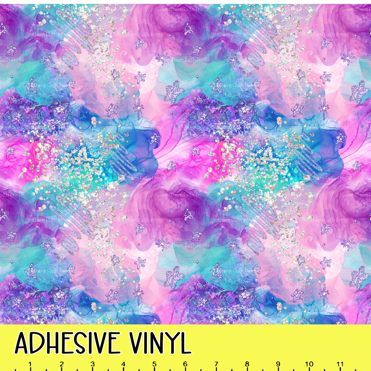 Mermaid Sparkle 12x12 Pattern Adhesive Vinyl