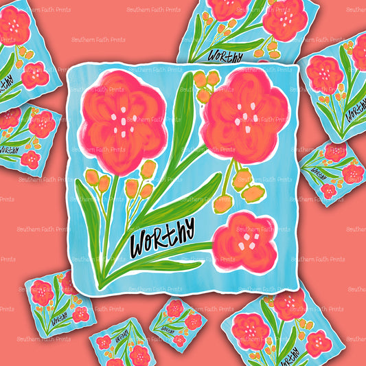 Worthy Sticker