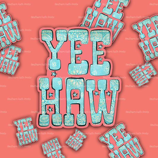 Yee Haw Sticker