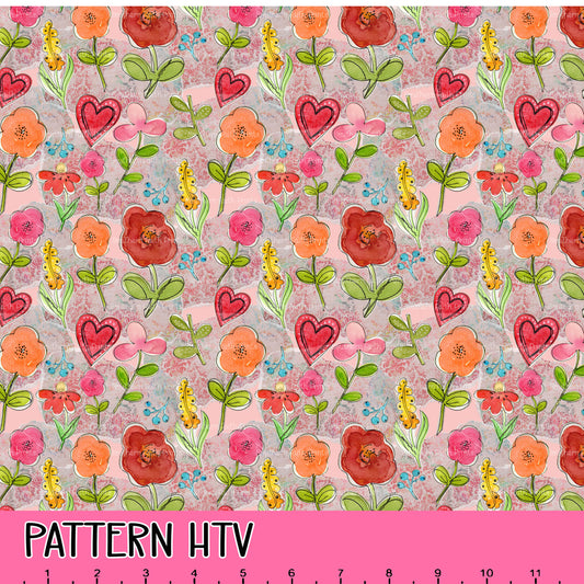 Paper Garden 12x12 Pattern HTV