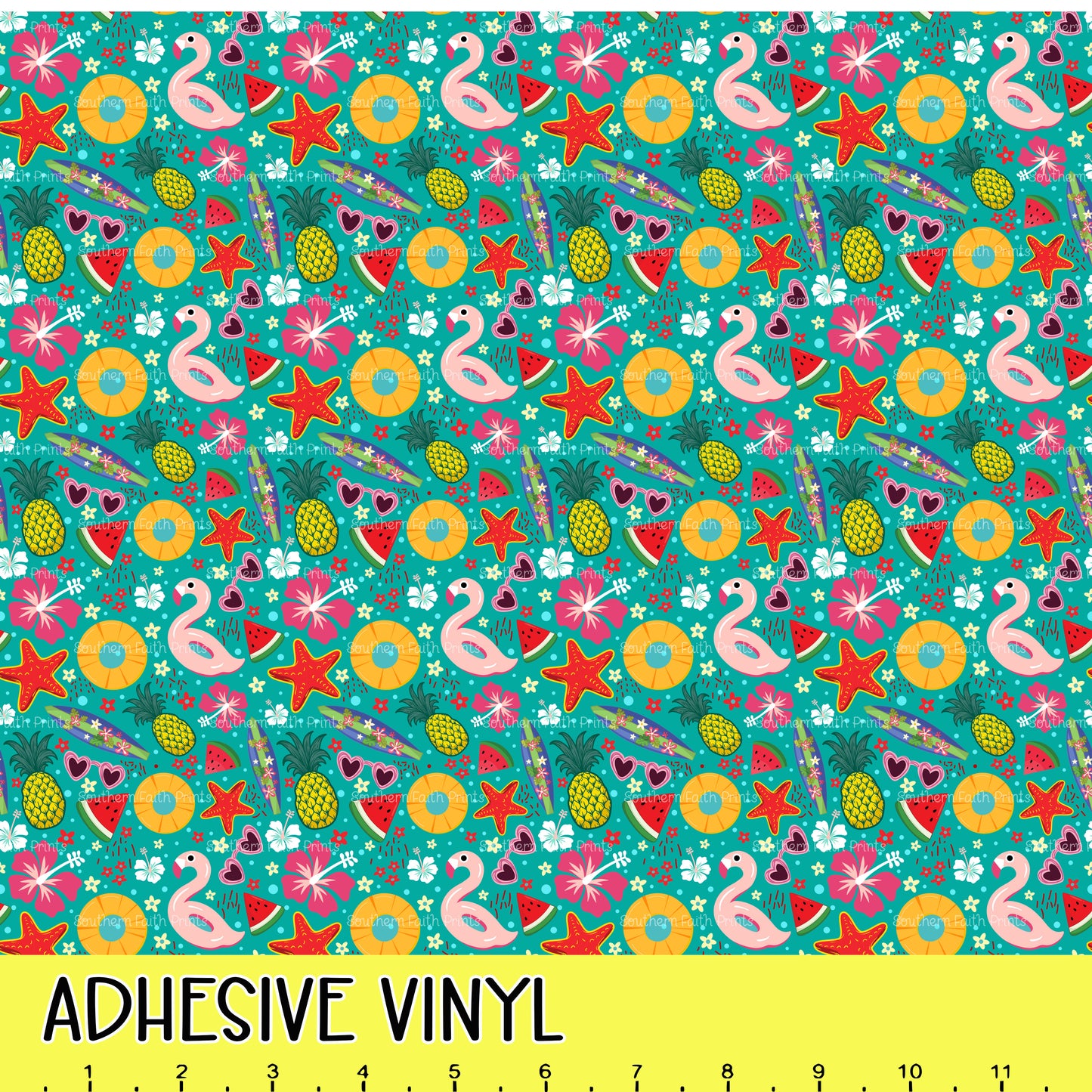 Summer Beach 12x12 Pattern Adhesive Vinyl