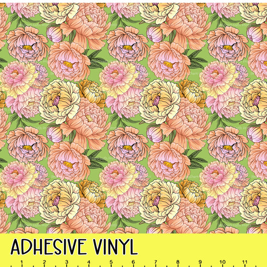 Peony Power 12x12 Pattern Adhesive Vinyl