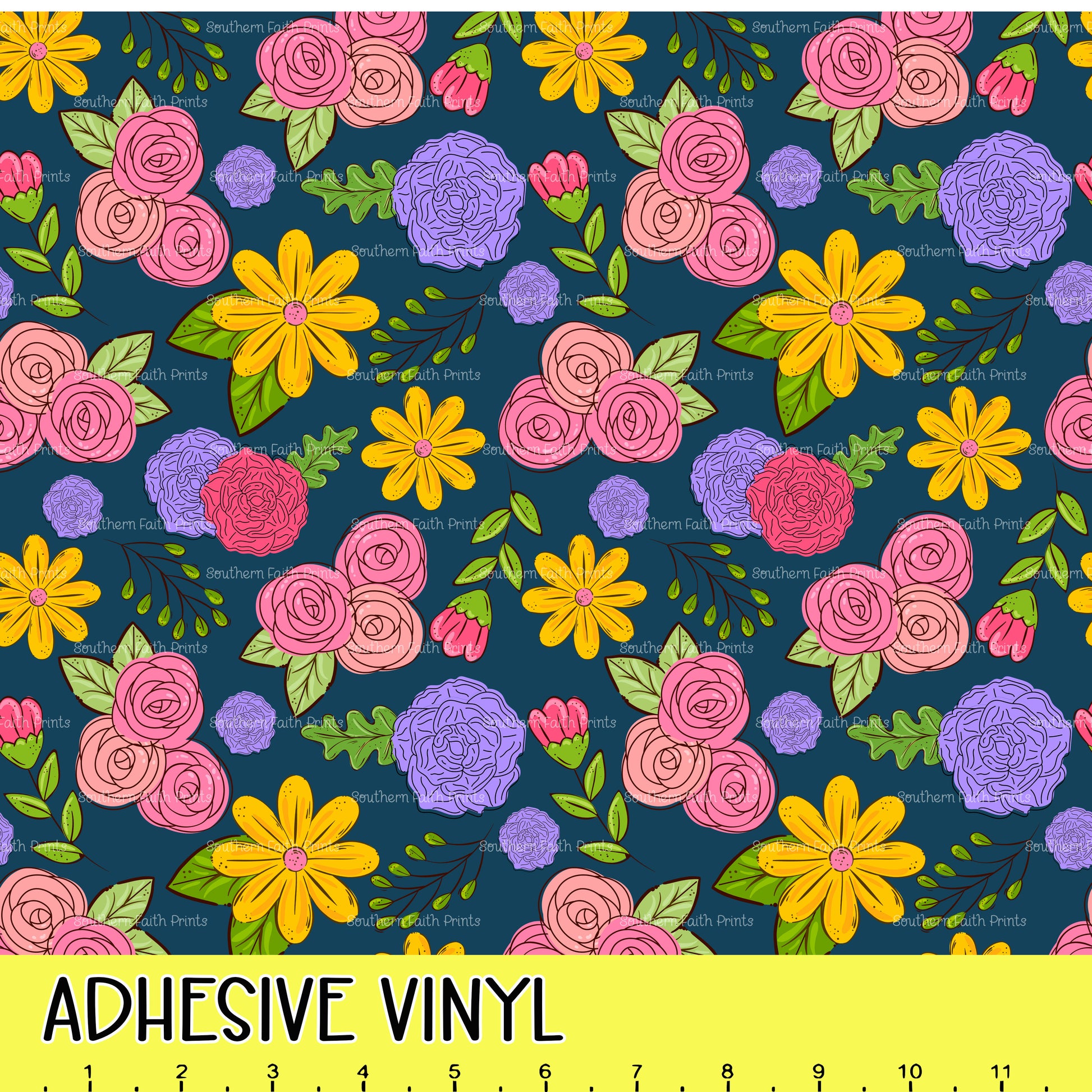 Spring Thoughts 12x12 Pattern Adhesive Vinyl