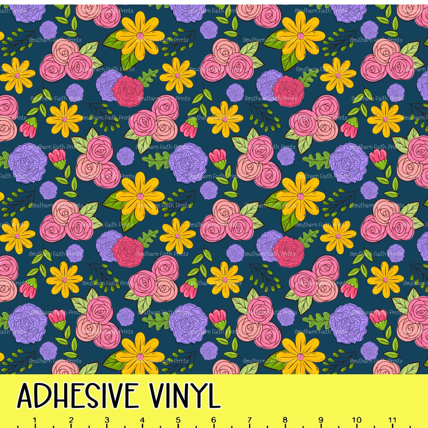 Spring Thoughts 12x12 Pattern Adhesive Vinyl