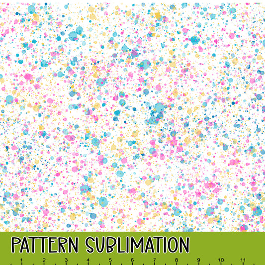 Spring Splatter Paint 12x12 Pattern Sublimation