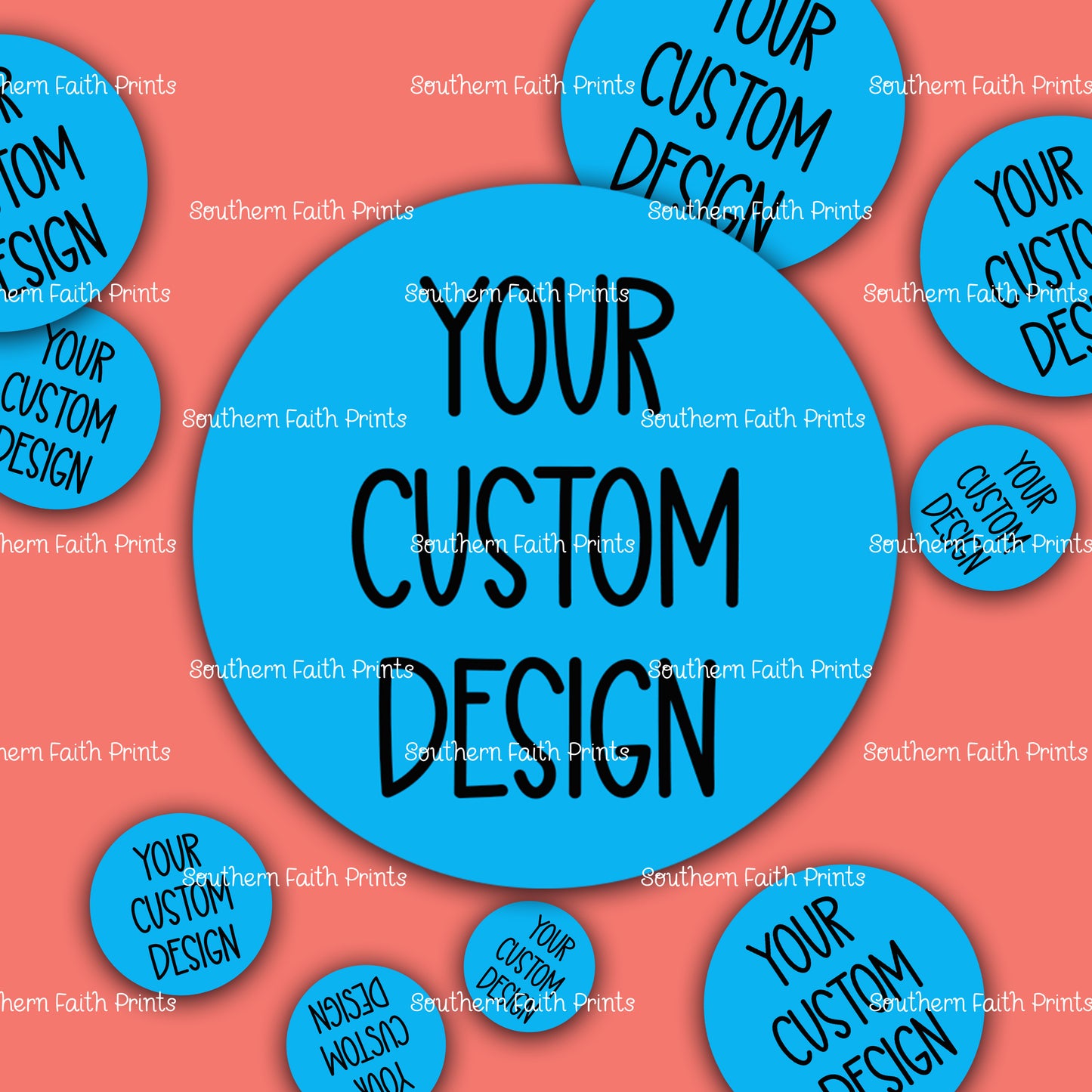 Custom Design Acrylic Sticker Set
