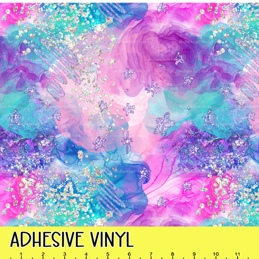 Mermaid Sparkle 12x12 Pattern Adhesive Vinyl