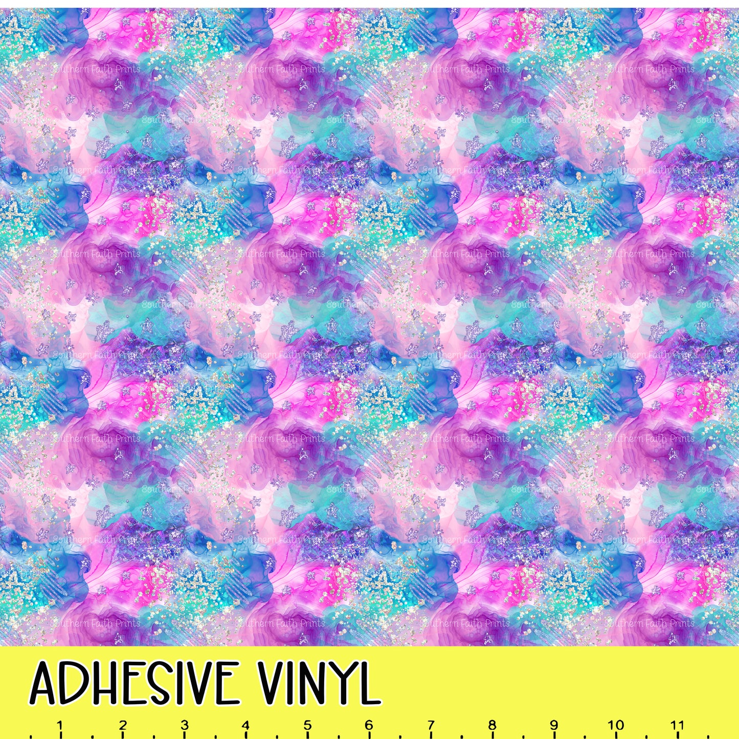 Mermaid Sparkle 12x12 Pattern Adhesive Vinyl