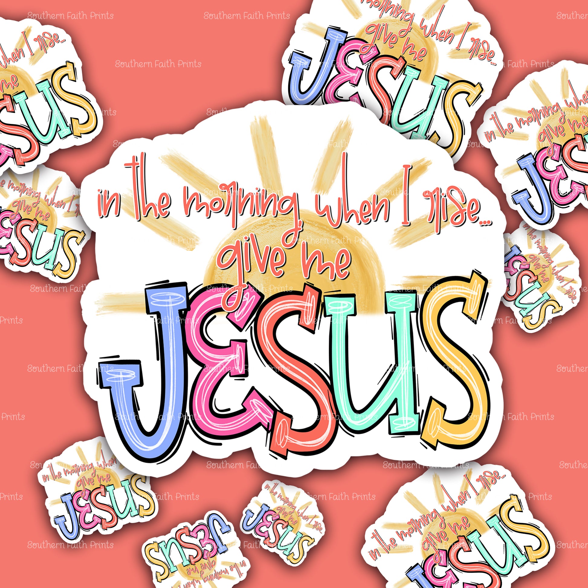 Give Me Jesus Acrylic Sticker Set