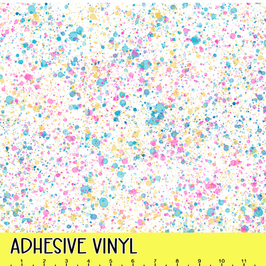 Spring Splatter Paint 12x12 Pattern Adhesive Vinyl