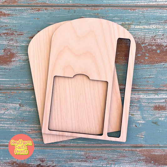 Blank Sticky Note & Pen Holder